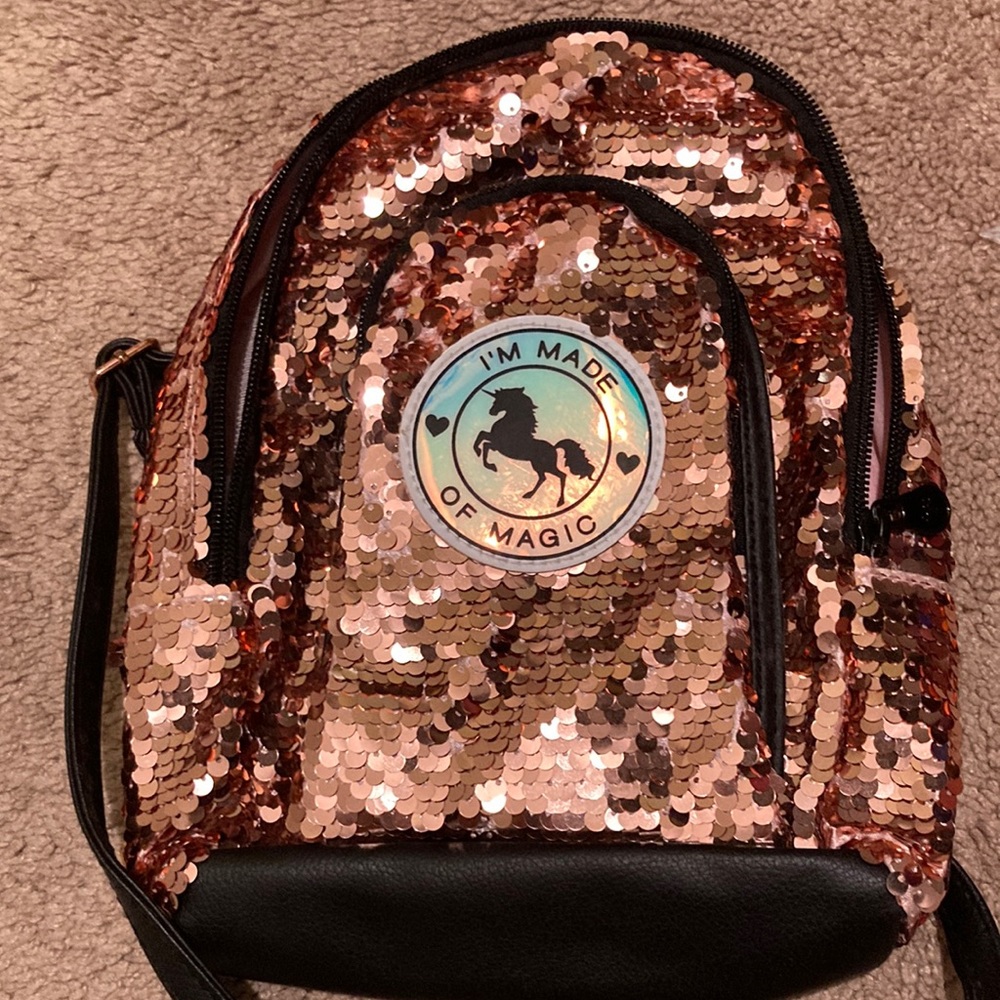 JUSTICE UNICORN SEQUENCE MINI BAG